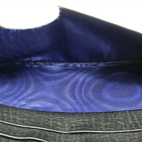 Salvatore ferragamo long pills Gunchini canvas ~ leather Auth used T10106 - Picture 7 of 8